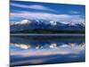 Canada, Alberta, Pyramid Lake in Jasper National Park-Mike Grandmaison-Mounted Photographic Print