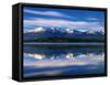 Canada, Alberta, Pyramid Lake in Jasper National Park-Mike Grandmaison-Framed Stretched Canvas