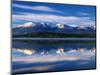 Canada, Alberta, Pyramid Lake in Jasper National Park-Mike Grandmaison-Mounted Photographic Print