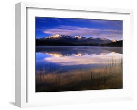 Canada, Alberta, Pyramid Lake in Jasper National Park-Mike Grandmaison-Framed Photographic Print