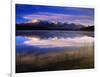 Canada, Alberta, Pyramid Lake in Jasper National Park-Mike Grandmaison-Framed Photographic Print