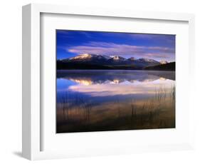 Canada, Alberta, Pyramid Lake in Jasper National Park-Mike Grandmaison-Framed Photographic Print