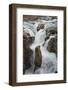 Canada, Alberta. Sunwapta Falls detail, Jasper National Park.-Judith Zimmerman-Framed Photographic Print