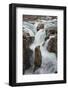 Canada, Alberta. Sunwapta Falls detail, Jasper National Park.-Judith Zimmerman-Framed Photographic Print