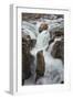 Canada, Alberta. Sunwapta Falls detail, Jasper National Park.-Judith Zimmerman-Framed Photographic Print