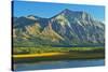 Canada, Alberta, Waterton Lakes National Park. Vimy Ridge and Lower Waterton Lake.-Jaynes Gallery-Stretched Canvas
