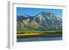 Canada, Alberta, Waterton Lakes National Park. Vimy Ridge and Lower Waterton Lake.-Jaynes Gallery-Framed Photographic Print