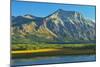 Canada, Alberta, Waterton Lakes National Park. Vimy Ridge and Lower Waterton Lake.-Jaynes Gallery-Mounted Photographic Print