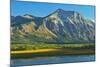 Canada, Alberta, Waterton Lakes National Park. Vimy Ridge and Lower Waterton Lake.-Jaynes Gallery-Mounted Photographic Print