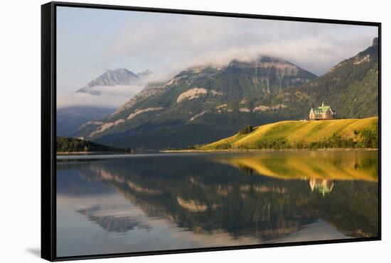 Canada, Alberta, Waterton Lakes NP, Prince of Wales Hotel-Jamie & Judy Wild-Framed Stretched Canvas