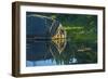 Canada, Algonquin Provincial Park. Rock Reflection in Opeongo Pond-Jaynes Gallery-Framed Photographic Print