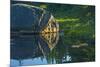 Canada, Algonquin Provincial Park. Rock Reflection in Opeongo Pond-Jaynes Gallery-Mounted Photographic Print