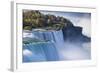 Canada and USA, Ontario and New York State, Niagara, Niagara Falls, the American and Canadian Falls-Jane Sweeney-Framed Photographic Print