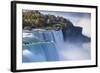 Canada and USA, Ontario and New York State, Niagara, Niagara Falls, the American and Canadian Falls-Jane Sweeney-Framed Photographic Print