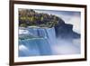 Canada and USA, Ontario and New York State, Niagara, Niagara Falls, the American and Canadian Falls-Jane Sweeney-Framed Photographic Print