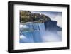 Canada and USA, Ontario and New York State, Niagara, Niagara Falls, the American and Canadian Falls-Jane Sweeney-Framed Photographic Print