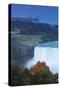 Canada and USA, Ontario and New York State, Niagara, Niagara Falls, View of Horseshoe Falls-Jane Sweeney-Stretched Canvas