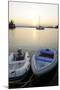 Canada, B.C., Gulf Islands, Wallace Island. Two Dinghy's at Sunset-Kevin Oke-Mounted Photographic Print