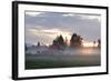 Canada, B.C., Vancouver Island. Barn on a Farm in the Cowichan Valley-Kevin Oke-Framed Photographic Print