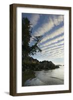 Canada, B.C, Vancouver Island. Clouds Above Tonquin Beach, Tofino-Kevin Oke-Framed Photographic Print