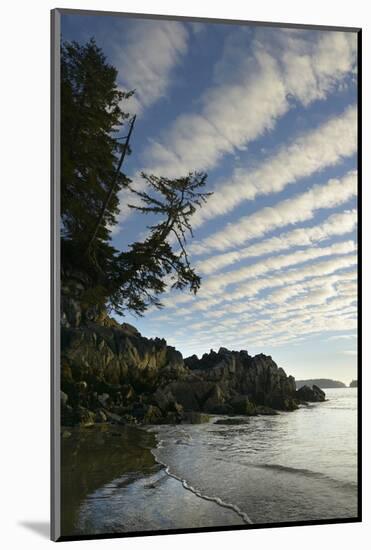 Canada, B.C, Vancouver Island. Clouds Above Tonquin Beach, Tofino-Kevin Oke-Mounted Photographic Print