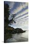 Canada, B.C, Vancouver Island. Clouds Above Tonquin Beach, Tofino-Kevin Oke-Stretched Canvas
