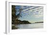 Canada, B.C, Vancouver Island. Clouds and Reflections on Tonquin Beach-Kevin Oke-Framed Photographic Print