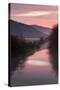 Canada, B.C, Vancouver Island. Sunrise in the Cowichan River Estuary-Kevin Oke-Stretched Canvas