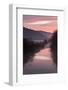 Canada, B.C, Vancouver Island. Sunrise in the Cowichan River Estuary-Kevin Oke-Framed Photographic Print