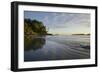 Canada, B.C, Vancouver Island. Surf and Sand at Tonquin Beach-Kevin Oke-Framed Photographic Print