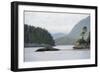 Canada, B.C, Vancouver Island. Trees and Rocks at Tonquin Beach-Kevin Oke-Framed Photographic Print