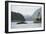 Canada, B.C, Vancouver Island. Trees and Rocks at Tonquin Beach-Kevin Oke-Framed Photographic Print