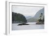 Canada, B.C, Vancouver Island. Trees and Rocks at Tonquin Beach-Kevin Oke-Framed Photographic Print