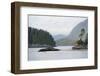 Canada, B.C, Vancouver Island. Trees and Rocks at Tonquin Beach-Kevin Oke-Framed Photographic Print