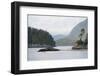 Canada, B.C, Vancouver Island. Trees and Rocks at Tonquin Beach-Kevin Oke-Framed Photographic Print