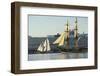 Canada, B.C, Victoria. Ships Sailing During Tall Ships Victoria-Kevin Oke-Framed Photographic Print