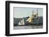 Canada, B.C, Victoria. Ships Sailing During Tall Ships Victoria-Kevin Oke-Framed Photographic Print