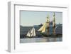 Canada, B.C, Victoria. Ships Sailing During Tall Ships Victoria-Kevin Oke-Framed Photographic Print