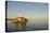 Canada, B.C, Victoria. the Light Beacon at Ogden Point Breakwater-Kevin Oke-Stretched Canvas