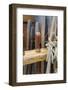 Canada, B.C, Victoria. Wooden Pegs and Rigging on the Hms Bounty-Kevin Oke-Framed Photographic Print