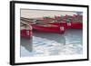 Canada, Banff National Park, Lake Louise, Canoes-Jamie & Judy Wild-Framed Photographic Print