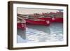 Canada, Banff National Park, Lake Louise, Canoes-Jamie & Judy Wild-Framed Photographic Print