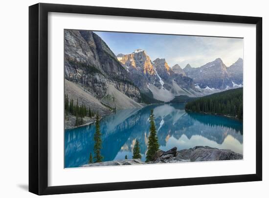 Canada, Banff National Park, Valley of the Ten Peaks, Moraine Lake-Jamie & Judy Wild-Framed Photographic Print