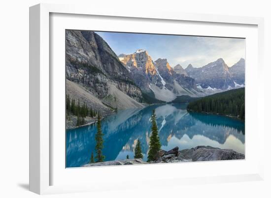 Canada, Banff National Park, Valley of the Ten Peaks, Moraine Lake-Jamie & Judy Wild-Framed Photographic Print