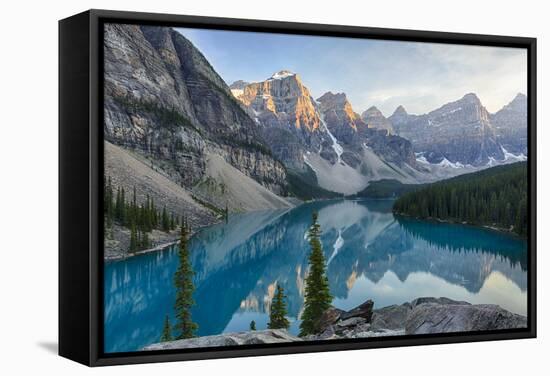 Canada, Banff National Park, Valley of the Ten Peaks, Moraine Lake-Jamie & Judy Wild-Framed Stretched Canvas