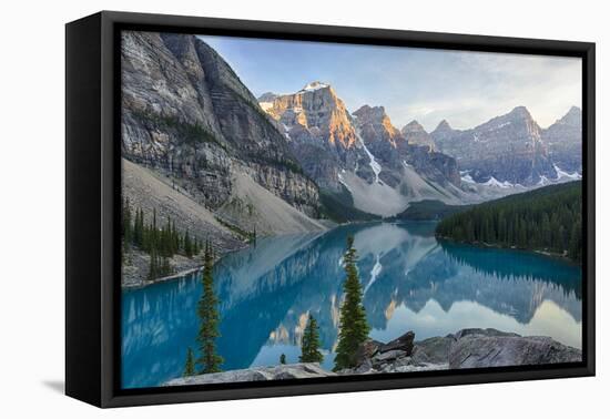 Canada, Banff National Park, Valley of the Ten Peaks, Moraine Lake-Jamie & Judy Wild-Framed Stretched Canvas