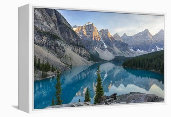 Canada, Banff National Park, Valley of the Ten Peaks, Moraine Lake-Jamie & Judy Wild-Framed Stretched Canvas