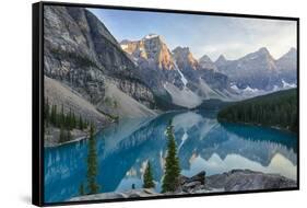 Canada, Banff National Park, Valley of the Ten Peaks, Moraine Lake-Jamie & Judy Wild-Framed Stretched Canvas