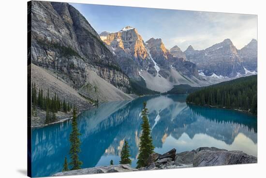 Canada, Banff National Park, Valley of the Ten Peaks, Moraine Lake-Jamie & Judy Wild-Stretched Canvas