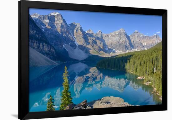 Canada, Banff National Park, Valley of the Ten Peaks, Moraine Lake-Jamie & Judy Wild-Framed Photographic Print